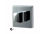 Mezzo Nottolino Q8 Rosetta Quadra RO52 Mm.45x45 Q.8 varie finiture  Comit - immagine 3