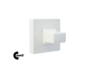 Mezzo Nottolino Q8 Rosetta Quadra RO52 Mm.45x45 Q.8 varie finiture  Comit - immagine 4