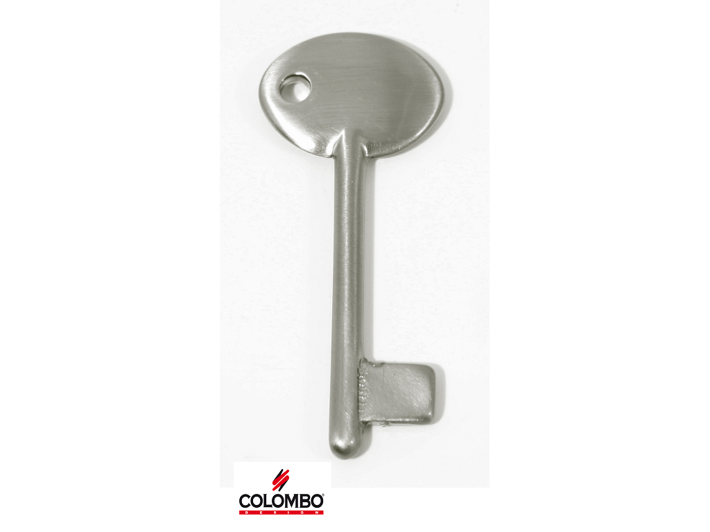 clmam14nic.png Chiave Serratura Interna Porta modello Pegaso NI-Nikelmat Colombo Design - immagine 1