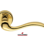 Maniglia Heidi Rosetta Tonda d.50x10h Bocchetta Foro Chiave Oroplus  Colombo Design