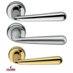 Maniglia Robodue Rosetta Tonda d.50x10h Bocchetta Foro Chiave varie finiture  Colombo Design