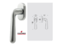 Maniglia per Finestra DK Robodue Rosetta Ovale Senza Movimento vair finiture  Colombo Design