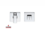 Nottolino WC Q6 Rosetta Quadra d.50x50x6,5h varie finiture  Colombo Design