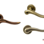 Maniglia Peter Rosetta Tonda d.50x10h Bocchetta Foro Chiave varie finiture  Colombo Design
