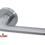 Maniglia Roboquattro Rosetta Tonda d.50x10h Bocchetta Foro Chiave varie finiture  Colombo Design