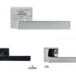 Maniglia Robocinque S Rosetta Quadra d.52x52x10h Foro Chiave varie finiture  Colombo Design