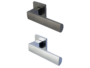 Maniglia Alba Rosetta Quadra d.50x50x6h Bocchetta Foro Chiave varie finiture  Colombo Design