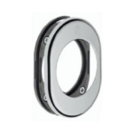 Rosetta Ovale con Sottorosetta Nylon Foro d.46,5 mm CR/Cromo | Colombo