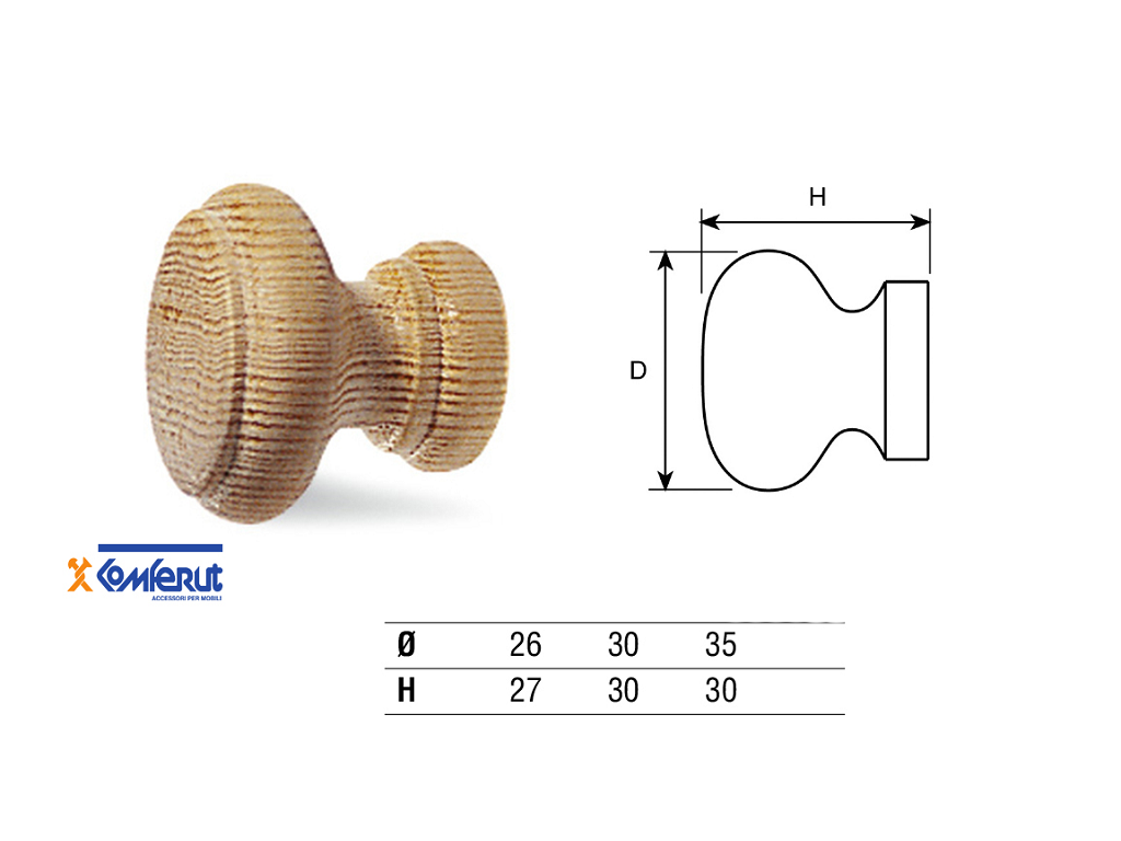 cof032022003061c.png Pomolino Mobile Legno Pino con Bussola 4ma d.30x30h Comferut - immagine 1