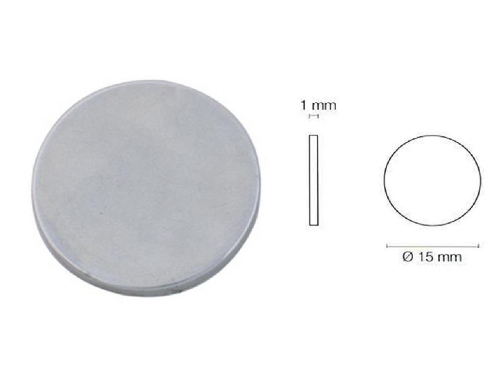 cof040667000000c.png Incontro Adesivo per Chiusura Magnetica Ferronichel mm.15 Maco - immagine 1