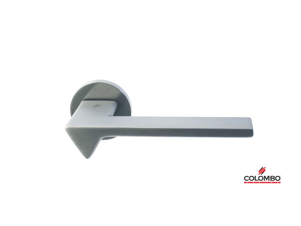 colombo_ama_cromat.jpg Maniglia Ama Rosetta Tonda d.50x6,5h Bocchetta Foro Chiave varie finiture Colombo Design - immagine 1
