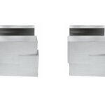 Coppia Pomolo Girevole Cut d.58,5x55x62,5h Rosetta d.52x52x10h Bocchetta Foro Chiave varie finiture  Colombo Design