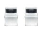 Coppia Pomolo Girevole Square d.55x55x63h Rosetta Quadra d.52x52x10h varie finiture  Colombo Design - immagine 3