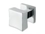 Coppia Pomolo Girevole Square d.55x55x63h Rosetta Quadra d.52x52x10h varie finiture  Colombo Design