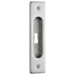 Maniglia Incasso Rettangolare Porta Scorrevole modello ID111 mm.35x150h con Foro Cromat  Colombo Design