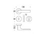 Maniglia Robocinque Rosetta Tonda d.50x10h Bocchetta Foro Chiave BI-Biancomat  Colombo Design - immagine 2