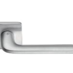 Maniglia Roboquattro S Rosetta Quadra d.52x52x6h Bocchetta Foro Chiave varie finiture  Colombo Design