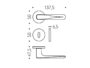 Maniglia Robot6 Rosetta Tonda d.50x6,5h Bocchetta Foro Chiave  varie finiture   Colombo Design - immagine 7