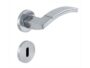 Maniglia Trama LC71 Rosetta Tonda d.50x6,5h Bocchetta Foro Chiave CM-CR-Cromat-Cromo  Colombo Design