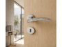 Maniglia Trama LC71 Rosetta Tonda d.50x6,5h Bocchetta Foro Chiave CM-CR-Cromat-Cromo  Colombo Design - immagine 4