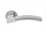 Maniglia Trama LC81 Rosetta Tonda d.50x6,5h Bocchetta Foro Chiave CM-CR-Cromat-Cromo  Colombo Design
