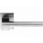 Maniglia Zelda Rosetta Quadra d.50x50x6h Bocchetta Foro Chiave varie finiture  Colombo Design