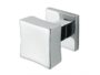 Pomolo Fisso Square d.70x70x65h Rosetta Quadra d.65x65x10h varie finiture  Colombo Design