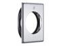 Rosetta Rettangolare con Sottorosetta Nylon Foro d.46,5 mm CR-Cromo  Colombo Design