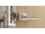 Maniglia Electra Rosetta Quadra d.50x50x6,5h Bocchetta Foro Chiave varie finiture  Colombo Design - immagine 5