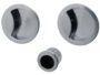 Maniglia Incasso Tondo Porta Scorrevole modello Open d.57/48 Senza Foro Chiave varie finiture   Colombo Design - immagine 2