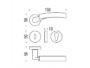 Maniglia Mixa Rosetta Tonda d.50x10h Bocchetta Foro Chiave varie finiture Colombo design - immagine 4