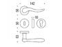 Maniglia Peter Rosetta Tonda d.50x10h Bocchetta Foro Chiave varie finiture  Colombo Design - immagine 5