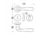 Maniglia Robodue Rosetta Tonda d.50x10h Bocchetta Foro Chiave varie finiture  Colombo Design - immagine 5