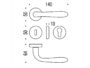 Maniglia Robot Rosetta Tonda d.50x10h Bocchetta Foro Chiave varie finiture  Colombo Design - immagine 5