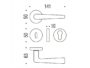 Maniglia Robotre Rosetta d.50x10h Foro Chiave varie finiture  Colombo Design - immagine 6
