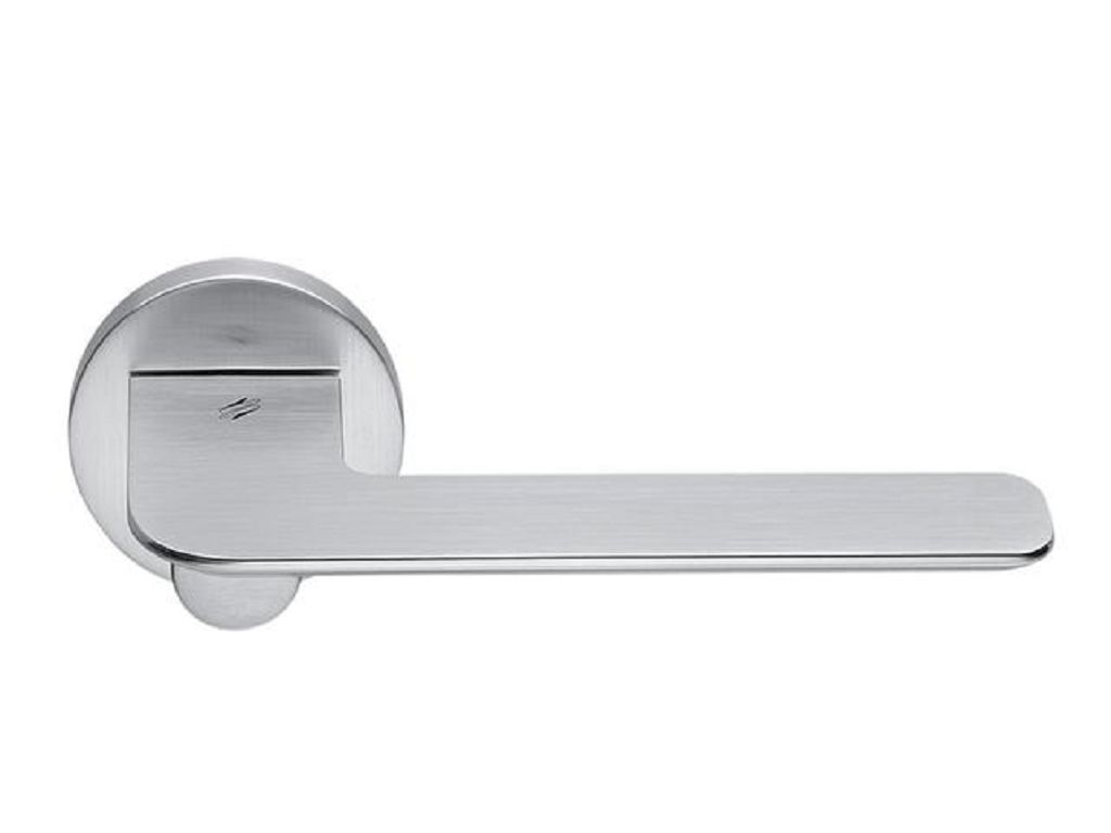 colombo_slim_cromat.jpg Maniglia Slim Rosetta Tonda d.50x6,5h Bocchetta Foro Chiave varie finiture Colombo Design - immagine 1