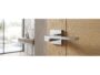 Maniglia Zelda Rosetta Quadra d.50x50x6h Bocchetta Foro Chiave varie finiture  Colombo Design - immagine 4