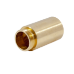 Prolunga per Spioncino Ø16x20mm Lunghezza Totale 30mm Ottone Grezzo  Officine Colombo