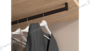 Tubo Rettangolare Alluminio Luxe con Gomma Asta cm.235 d.27x14 varie finiture  Emuca - immagine 5