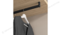 Tubo Rettangolare Alluminio Luxe con Gomma Asta cm.235 d.27x14 varie finiture  Emuca - immagine 7