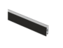 Tubo Rettangolare Alluminio Luxe con Gomma Asta cm.235 d.27x14 varie finiture  Emuca - immagine 3