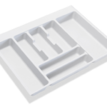 Vassoio Portaposate per Cassetto modello Optima Bianco Ral 9003 varie misure  Emuca