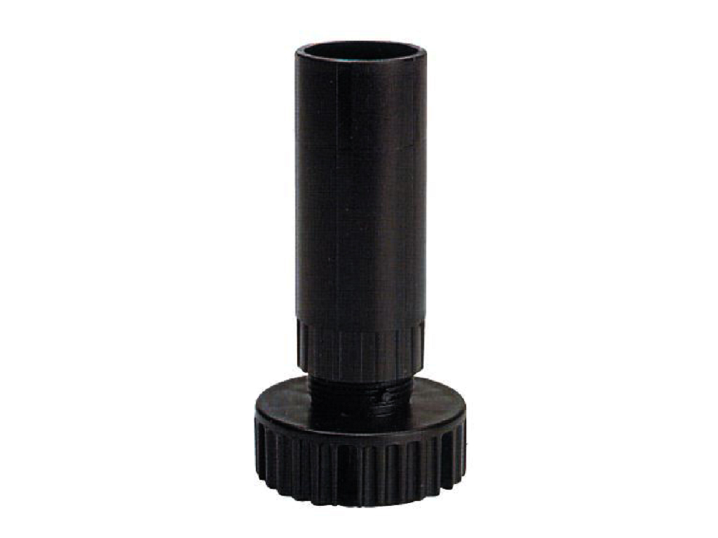 fava6.png Piede PVC nero per Zoccolo a Tubo Innesto per Base Frigo Nero in blister da pezzi 4 cm.15 Accorciabile | Volpato - immagine 1