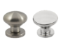 Pomolo Fisso Bombato d.70x66h Rosetta Tonda d.52x10h AISI304 Inox varie finiture | Fimet Maniglie