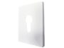 Bocchetta Rettangolare Foro Yale per Cilindro Europeo mm.62x82x5h varie finiture Fimet Maniglie - immagine 6