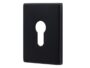 Bocchetta Rettangolare Foro Yale per Cilindro Europeo mm.62x82x5h varie finiture Fimet Maniglie - immagine 7