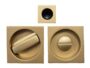 Maniglia Incasso Quadra Porta Scorrevole modello 3667R WC d.53x53/48 con Nottolino+Serratura E50 varie finiture | Fimet Maniglie - immagine 5