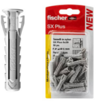 SX Plus Tassello Nylon con Bordo 4 Espandenti in Blister varie misure | Fischer