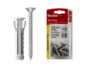 SX Plus S Tassello Nylon con Bordo 4 Espandenti in Blister Viti varie misure | Fischer - immagine 2