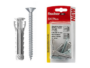 SX Plus S Tassello Nylon con Bordo 4 Espandenti in Blister Viti varie misure | Fischer